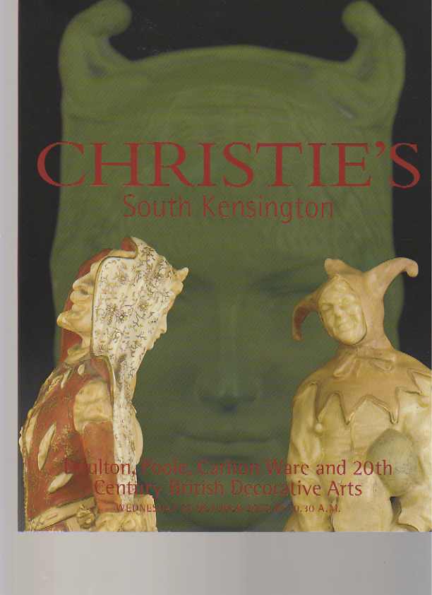 Christies 2003 Doulton, Poole, Carlton Ware, 20 C Decorative Art