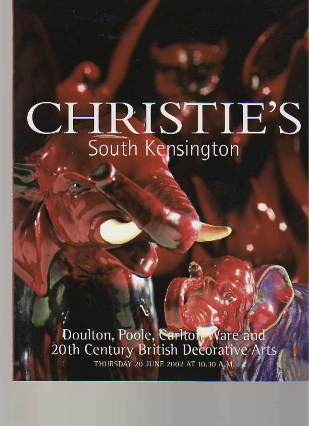 Christies 2002 Doulton, Poole, Carlton Ware, 20 C Decorative Art