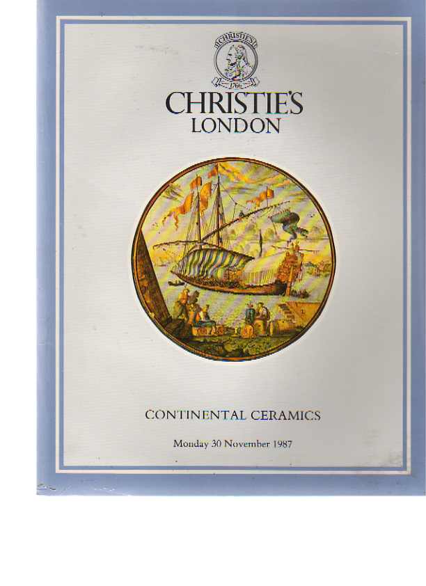 Christies 1987 Continental Ceramics