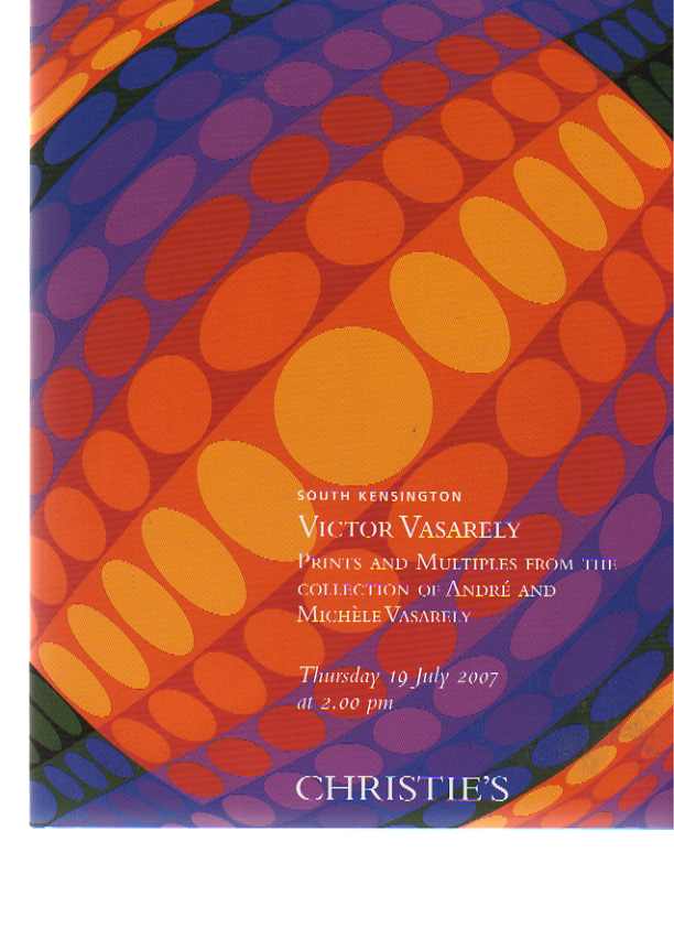 Christies 2007 Victor Vasarely, Collection of Prints & Multiples - Click Image to Close