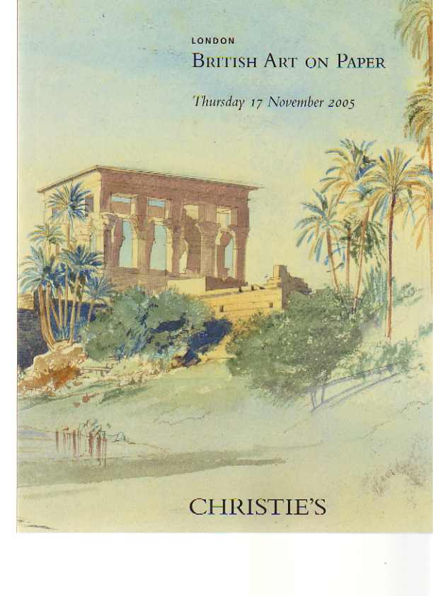 Christies November 2005 British Art on Paper