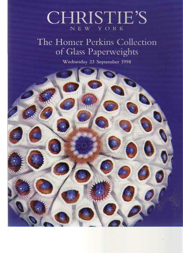 Christies 1998 Perkins Collection of Glass Paperweights