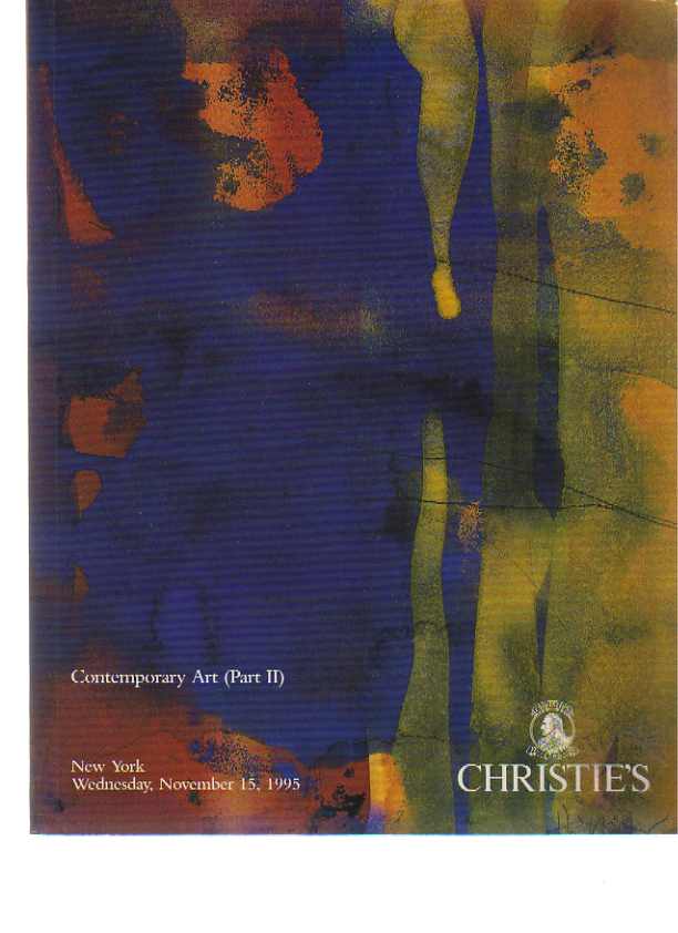 Christies November 1995 Contemporary Art (Part II)