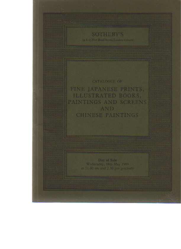 Sothebys 1983 Fine Japanese Prints, Illustrated Books, etc