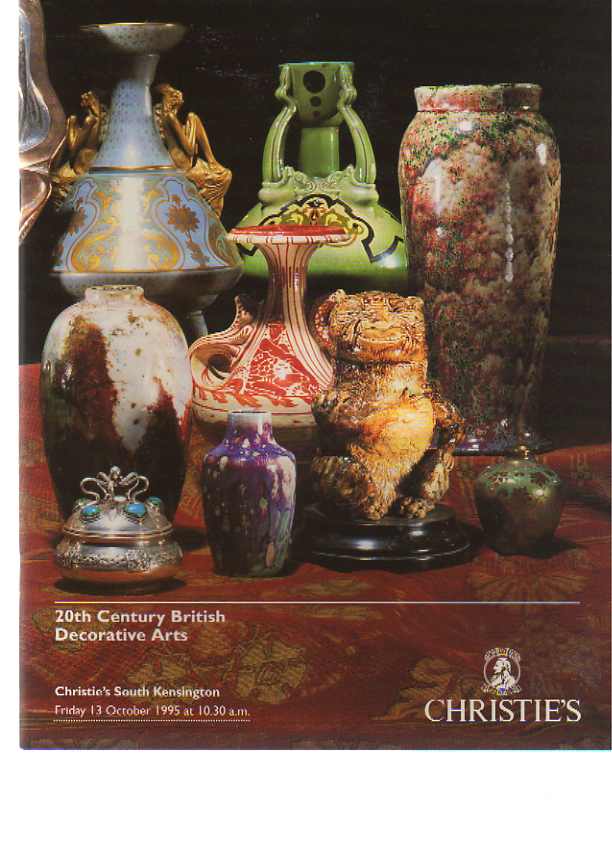 Christies October 1995 20th Century British Decorative Arts