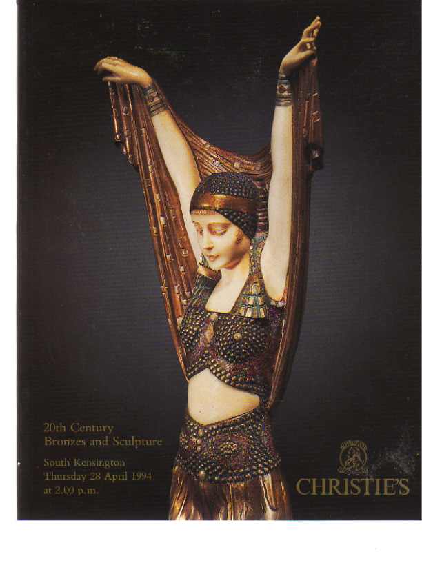 Christies 1994 20th Century Bronzes and Sculpture
