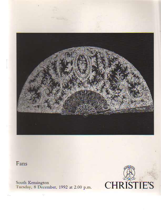 Christies December 1992 Fans - Click Image to Close