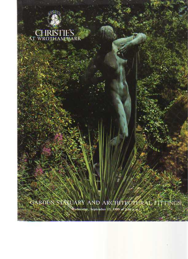 Christies September 1989 Garden Statuary and Architectural Fittings