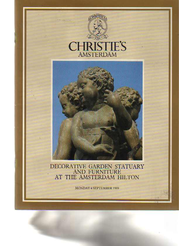 Christies 1989 Decorative Garden Statuary and Furniture - Click Image to Close