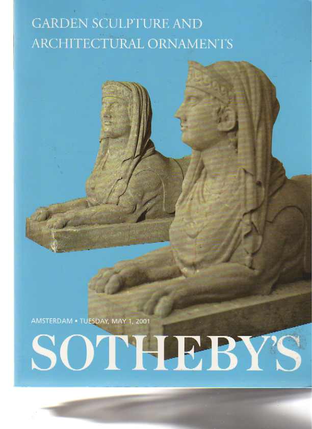 Sothebys 2001 Garden Sculpture and Architectural Ornaments - Click Image to Close