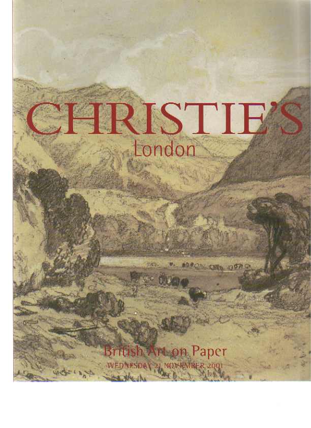 Christies November 2001 British Art on Paper