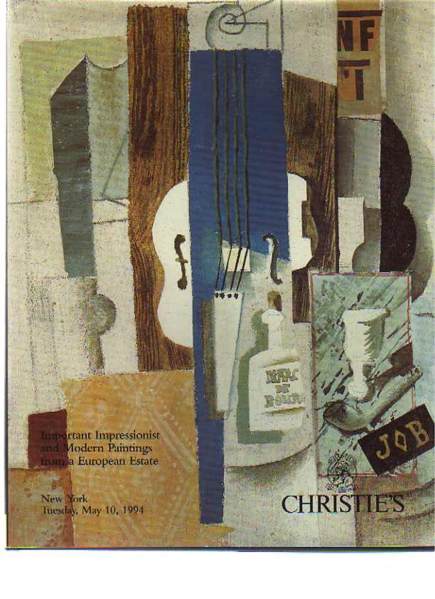 Christies 1994 Impressionist Paintings European Estate