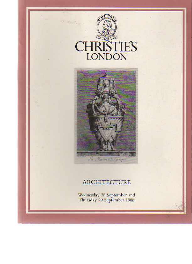 Christies 1988 Architecture - Click Image to Close