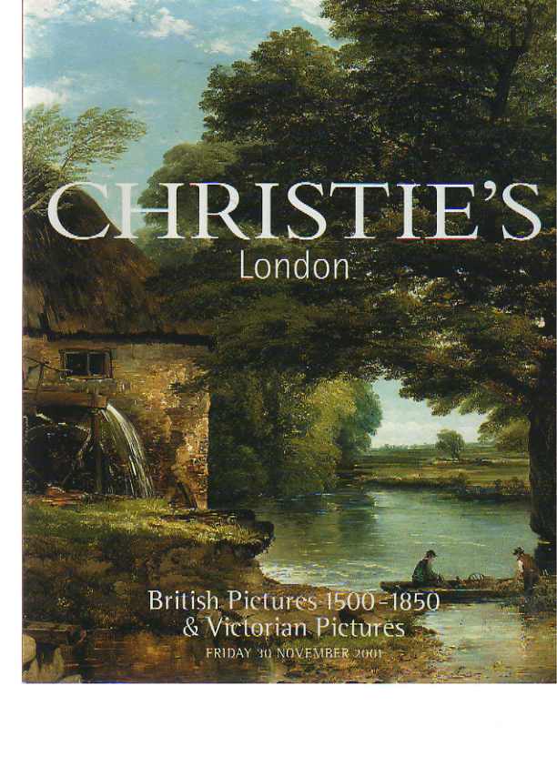 Christies 2001 British Pictures 1500 - 1850 & Victorian Pictures