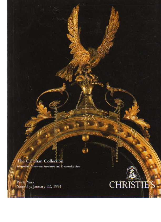Christies 1994 Callahan Collection Important American Furniture