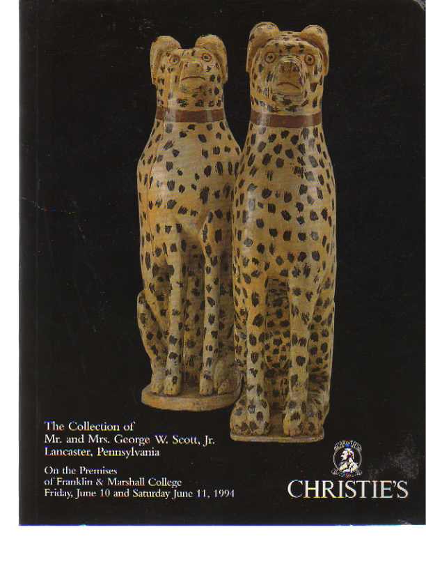 Christies 1994 The George W Scott Collection of Americana