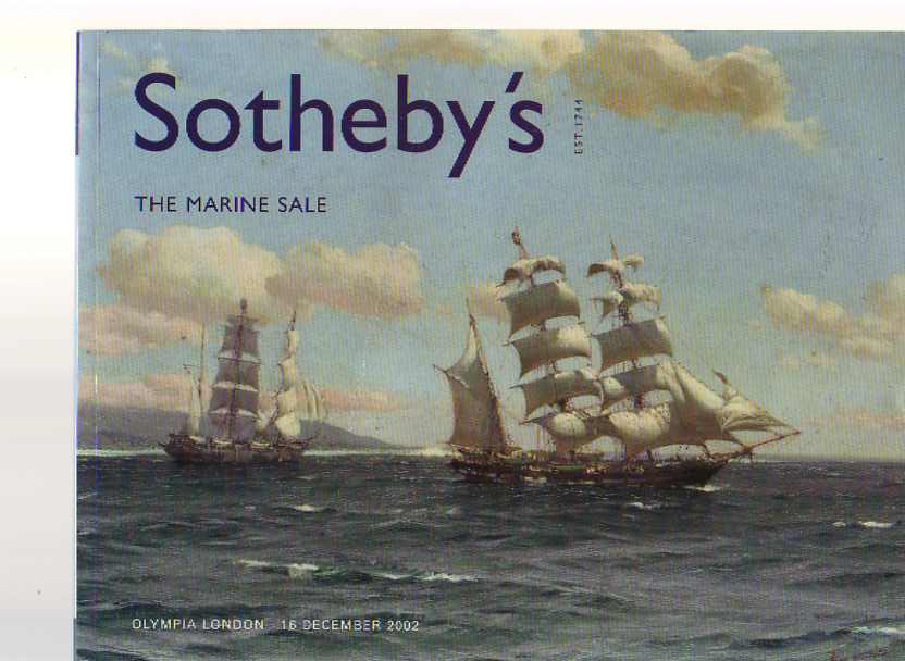 Sothebys December 2002 The Marine Sale