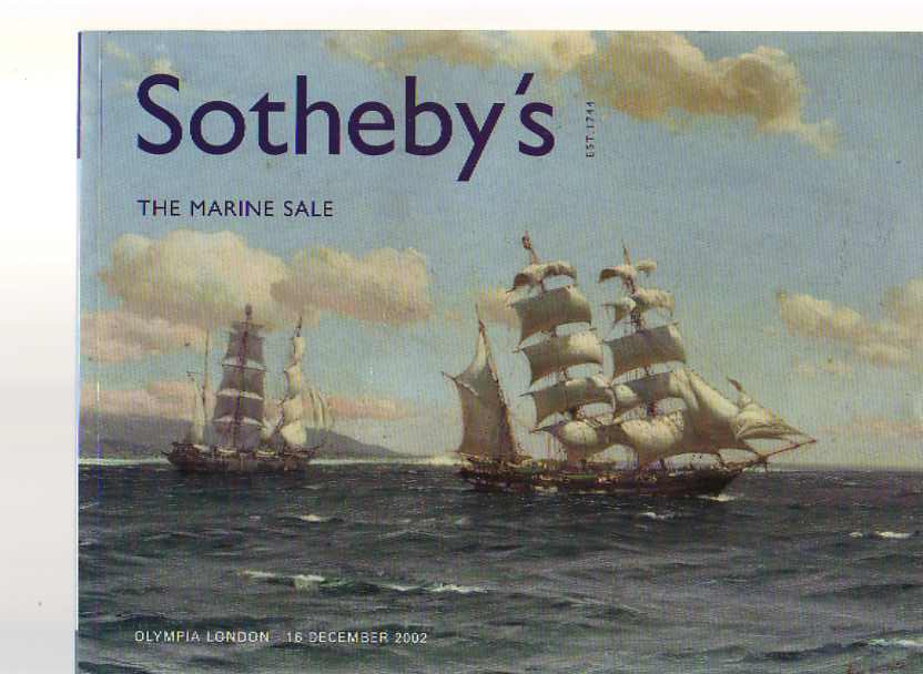 Sothebys December 2002 The Marine Sale