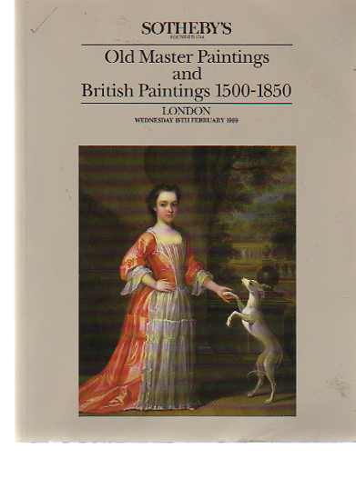 Sothebys February 1989 Old Master & British Paintings 1500-1850