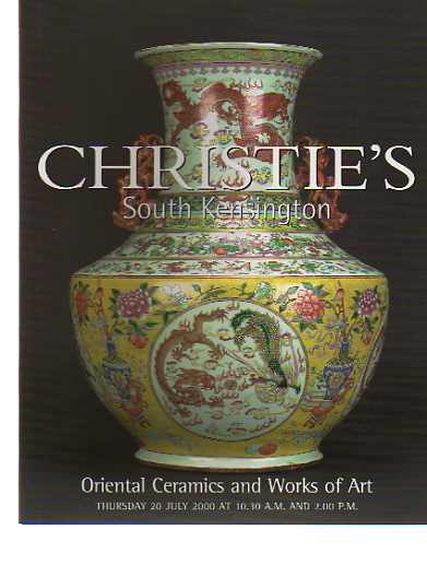 Christies July 2000 Oriental Ceramics & Works of Art