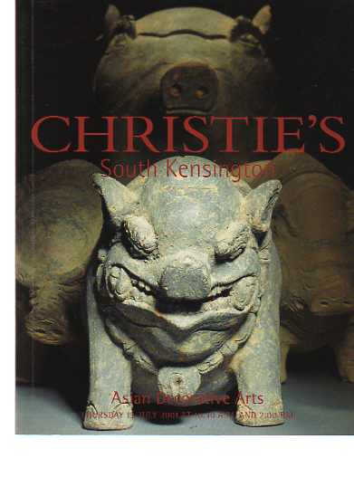 Christies July 2001 Asian Decorative Arts