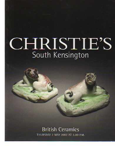 Christies May 2002 British Ceramics (Digital only)