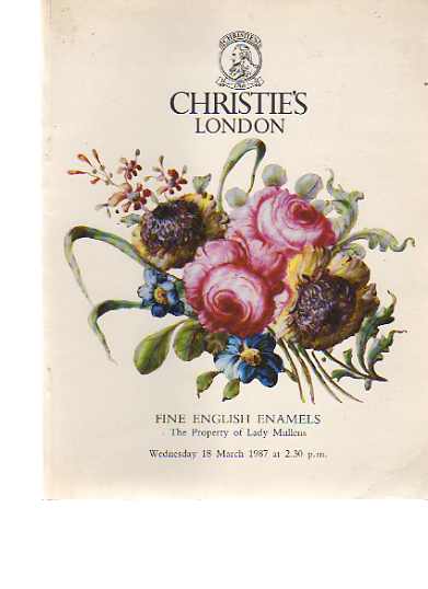 Christies 1987 Mullens Collection of Fine English Enamels
