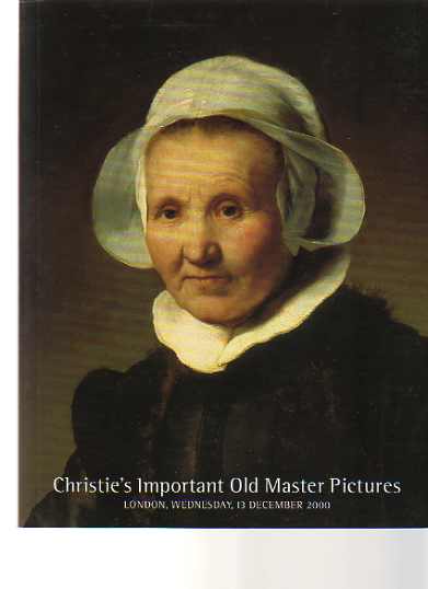 Christies Dec 2000 Important Old Master Pictures (Digital Only)