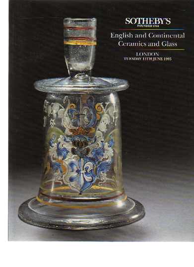 Sothebys 1995 English & Continental Ceramics, Glass (Digital only)