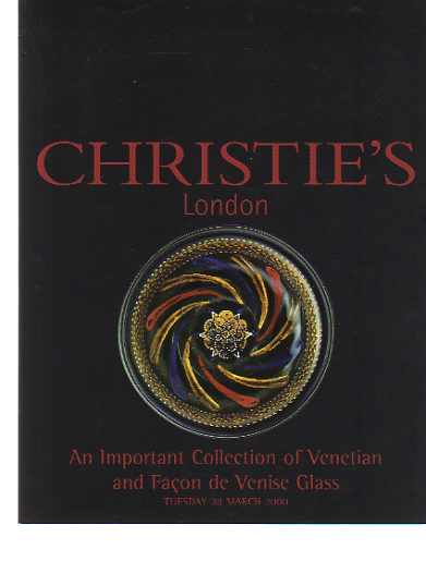 Christies 2000 Important Collection of Venetian Glass