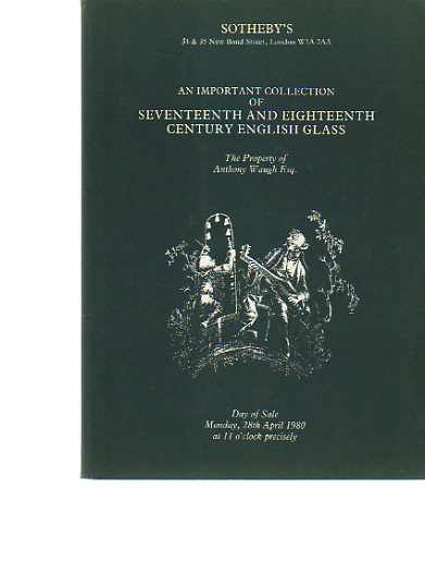 Sothebys April 1980 Waugh Collection of 17th & 18th Century English Glass