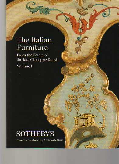Sothebys 1999 Giuseppe Rossi Collection 4 vols