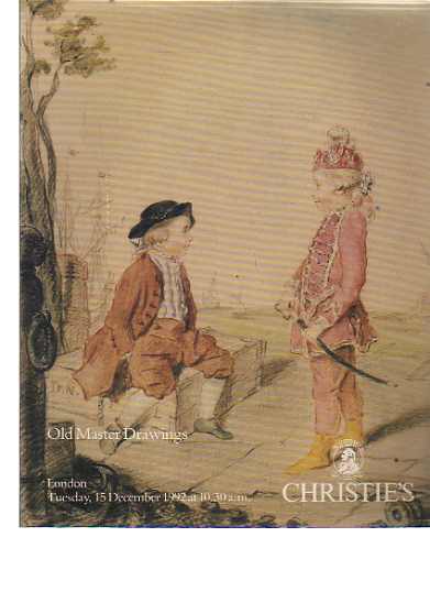 Christies December 1992 Old Master Drawings