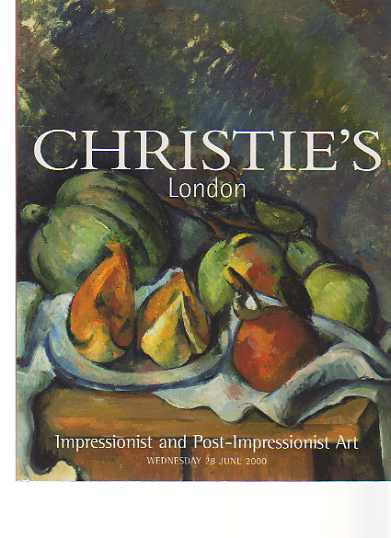 Christies June 2000 Impressionist & Post Impressionist Art