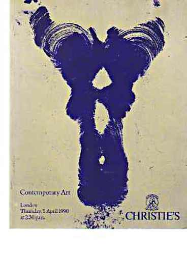 Christies April 1990 Contemporary Art