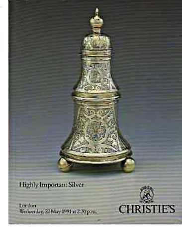 Christies 1991 Highly Important Silver