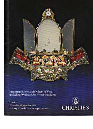 Christies 1994 Important Silver & Vertu from Houghton - Click Image to Close