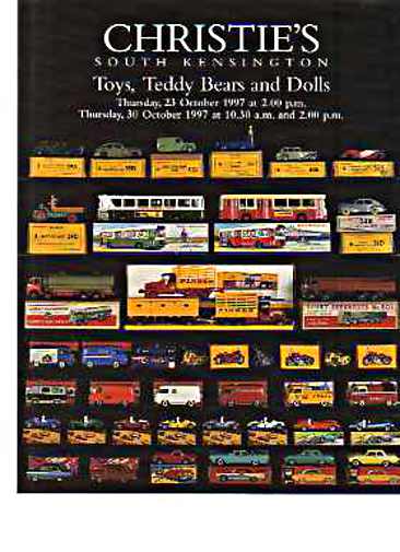 Christies 1997 Toys, Teddy Bears & Dolls - Click Image to Close