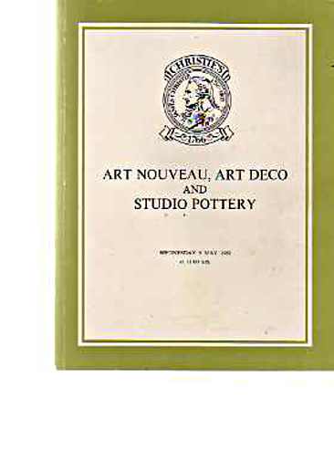 Christies May 1981 Art Nouveau, Art Deco & Studio Pottery