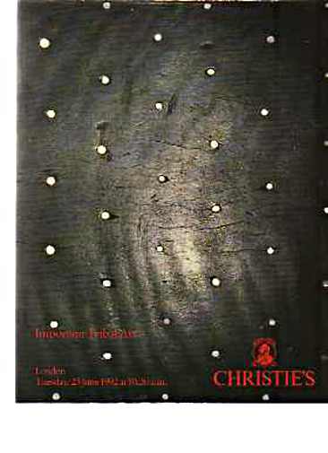 Christies 1992 Important Tribal Art