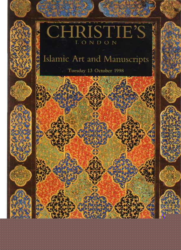 Christies October 1998 Islamic Art and Manuscripts