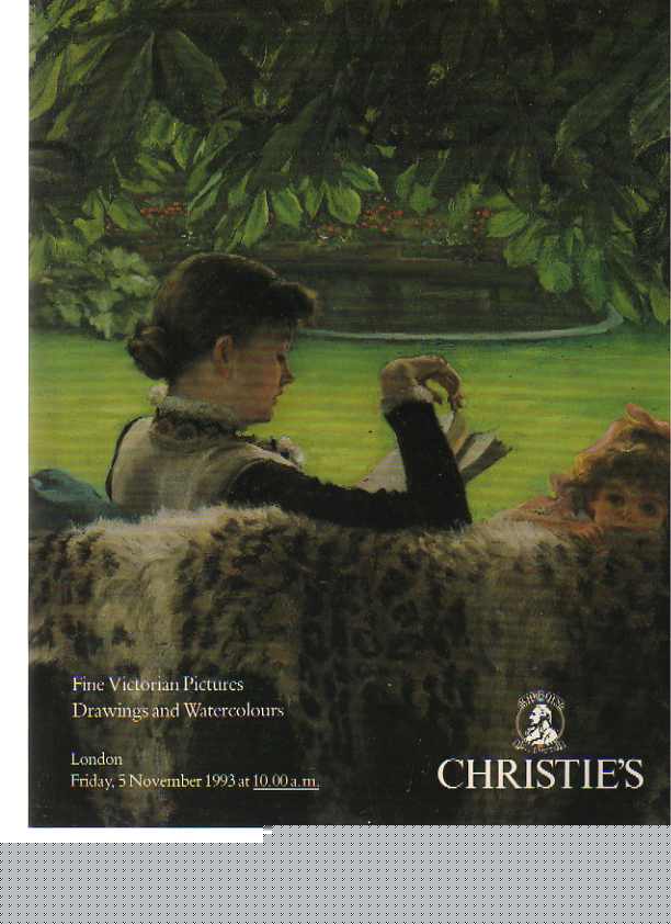 Christies November 1993 Fine Victorian Pictures, Drawings & Watercolours