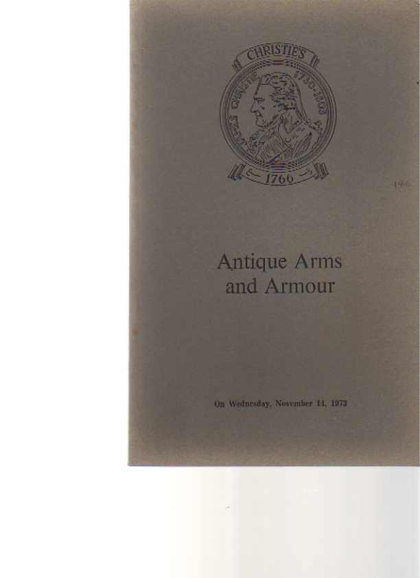 Christies November 1973 Antique Arms and Armour (Digital only)