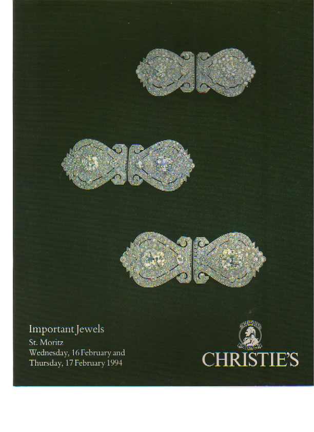Christies 1994 Important Jewels