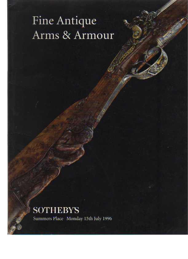 Sothebys 1996 Fine Antique Arms & Armour