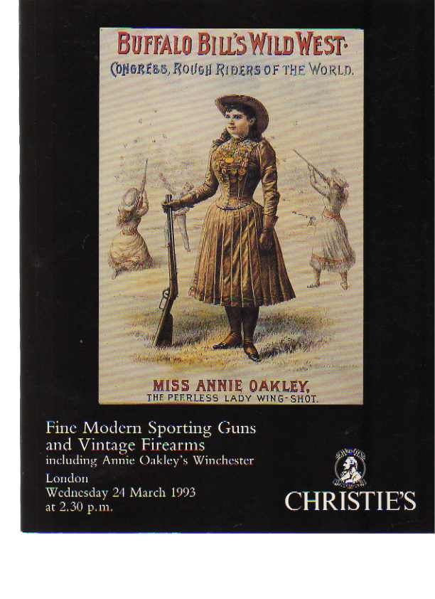 Christies 1993 Sporting Guns Firearms Annie Oakley's Winchester