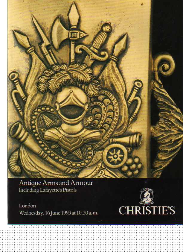 Christies 1993 Antique Arms & Armour Inc. Lafayette’s Pistols