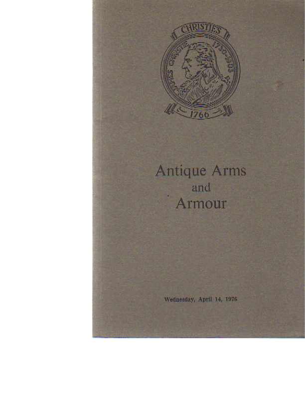 Christies 1976 Antique Arms and Armour