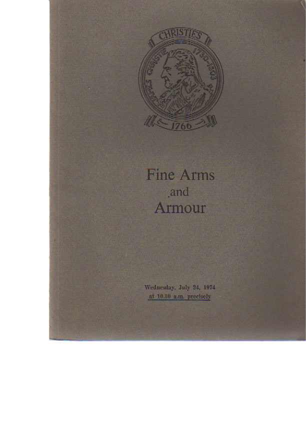 Christies 1974 Fine Arms and Armour