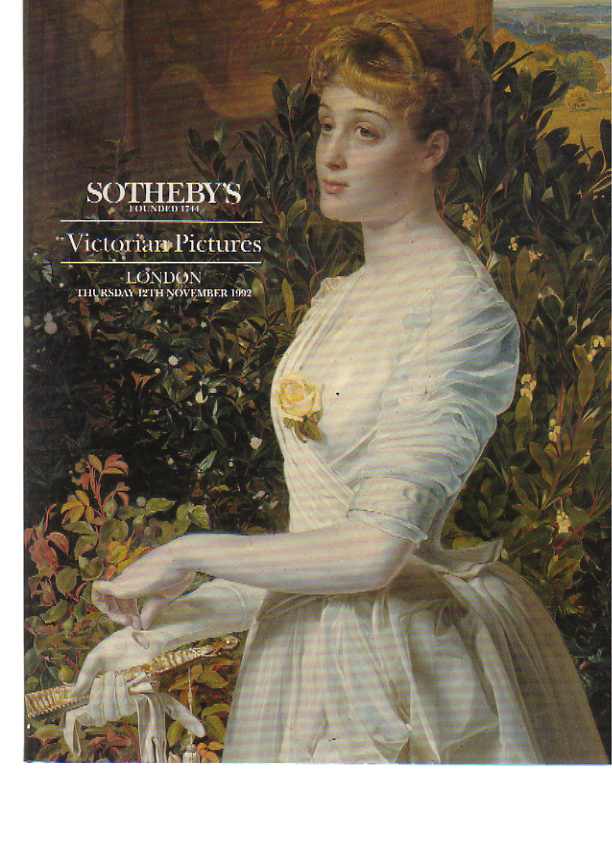Sothebys 1992 Victorian Pictures